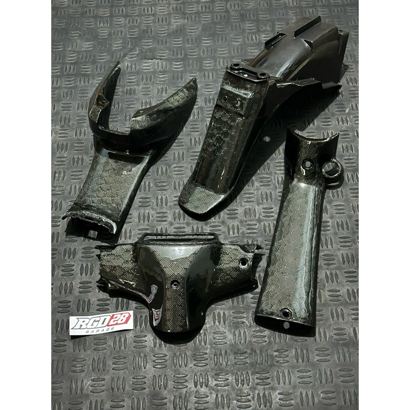 body kasar fizr set carbon kevlar hexagon