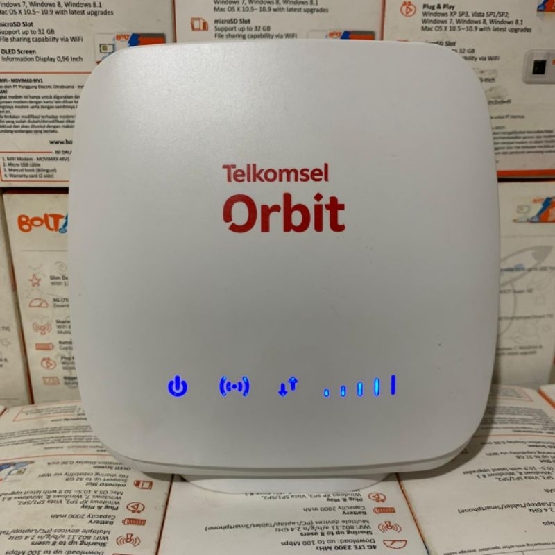 Wifi 4G Orbit A1 Advan A10 Unlock 4G LTE T-Sel Orbit Byu Unlimited (Router & Adaptor)