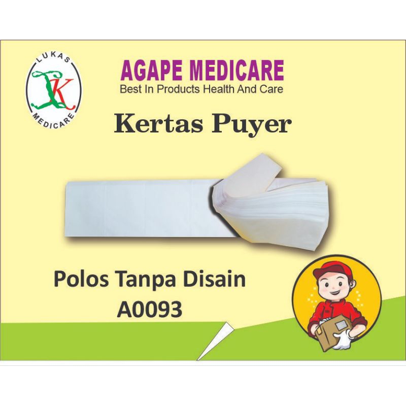 KERTAS PUYER POLOS 1200 Pc
