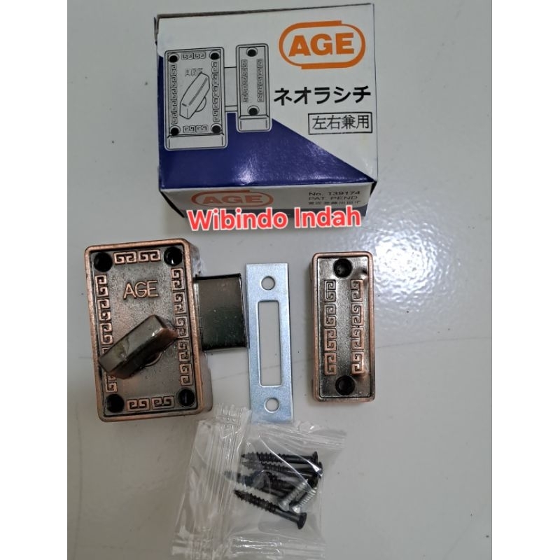 Grendel pintu slot toilet kamar mandi Age