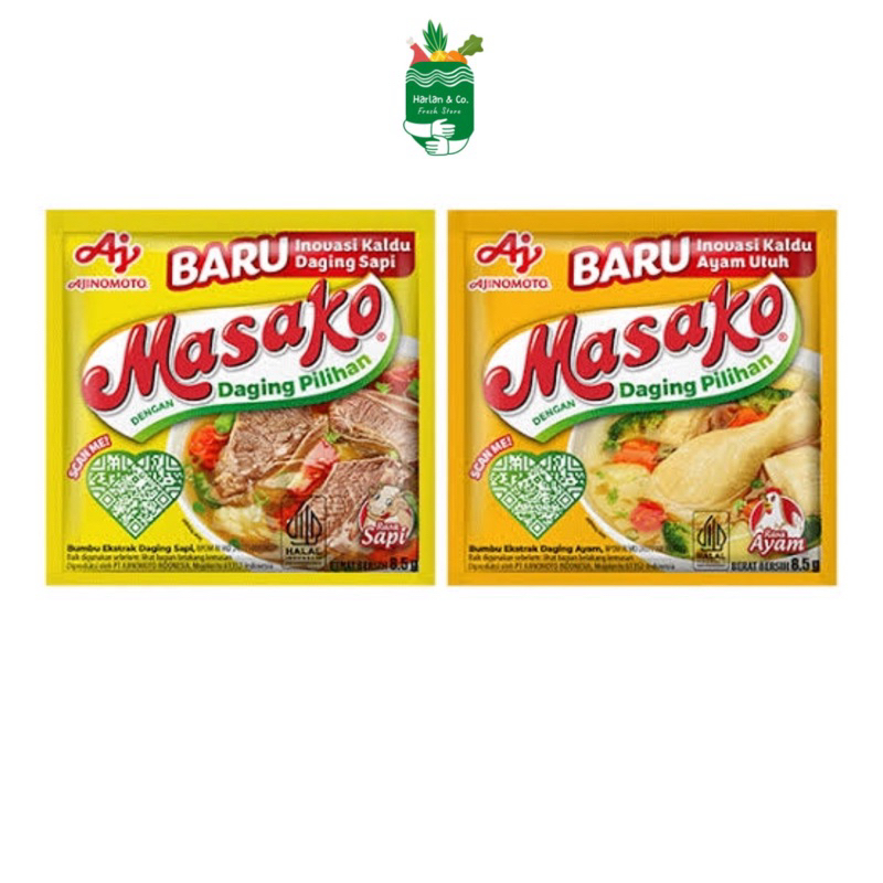

Masako bumbu kaldu instan 1 renceng