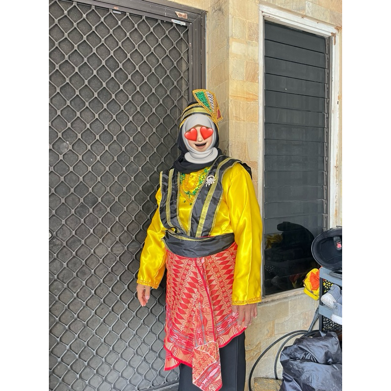 [preloved] baju adat aceh wanita/ baju saman wanira jumbo/ cut nyak dien