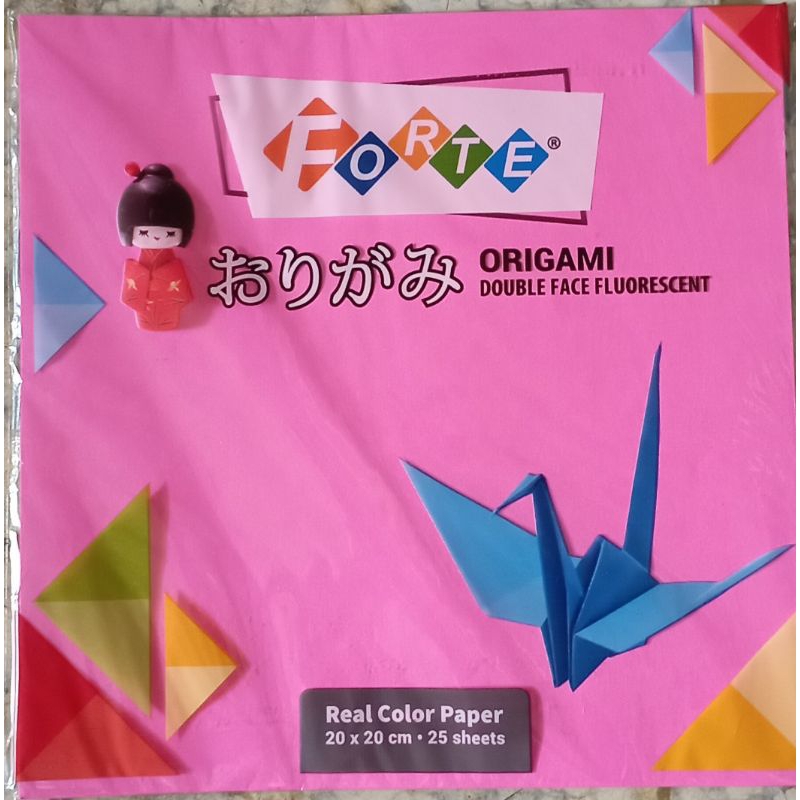 

Origami kertas lipat warna-warni 20 x 20 cm 25 sheets