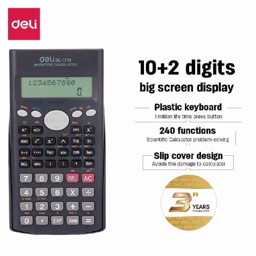 CALCULATOR DELI E1710 SCIENTIFIC
