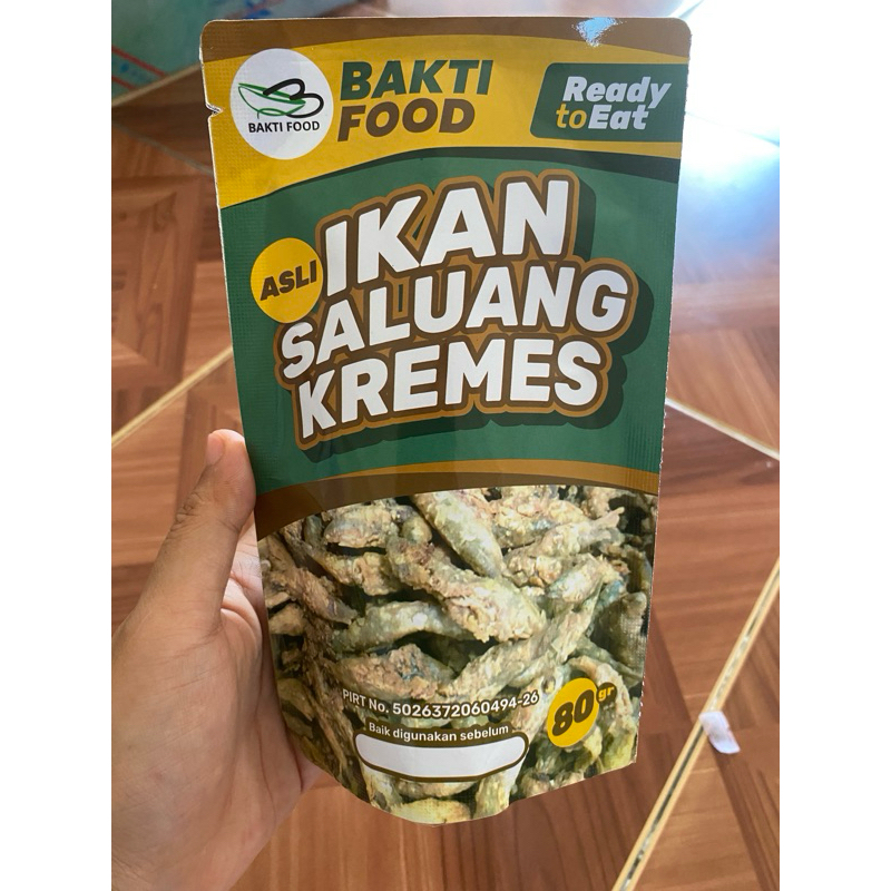 

ikan saluang kremes siap makan