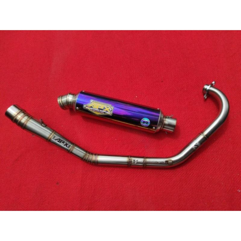 Knalpot GSX150 XABRE CBR150R CB150R R15 V2 V3 V4 VIXION  BYSON VERZA Original APX Racingexhaust