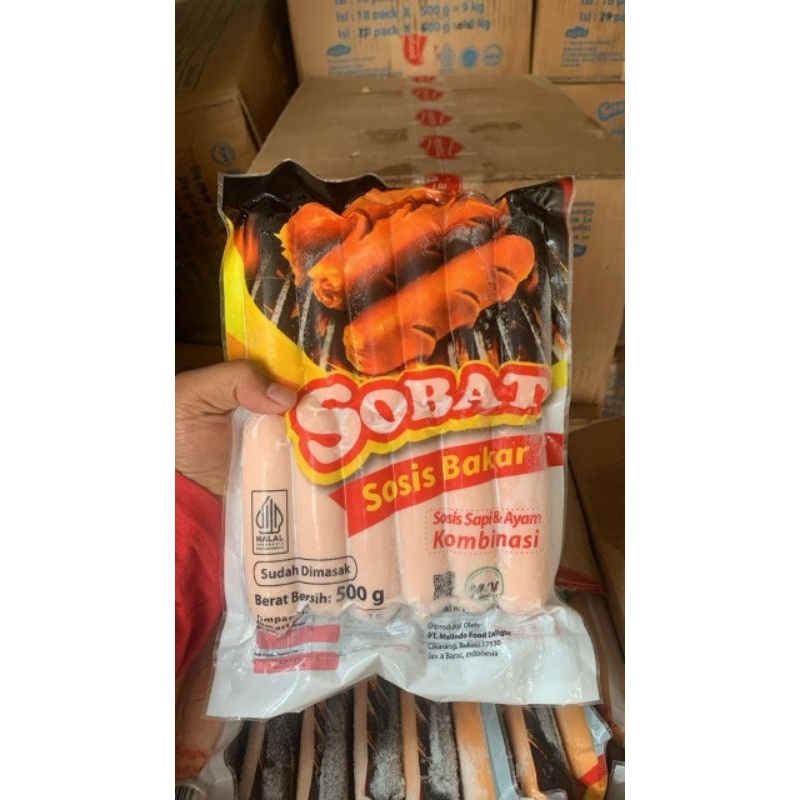 

Sosis Sobat Kemasan 500 gr isi 17 Pack
