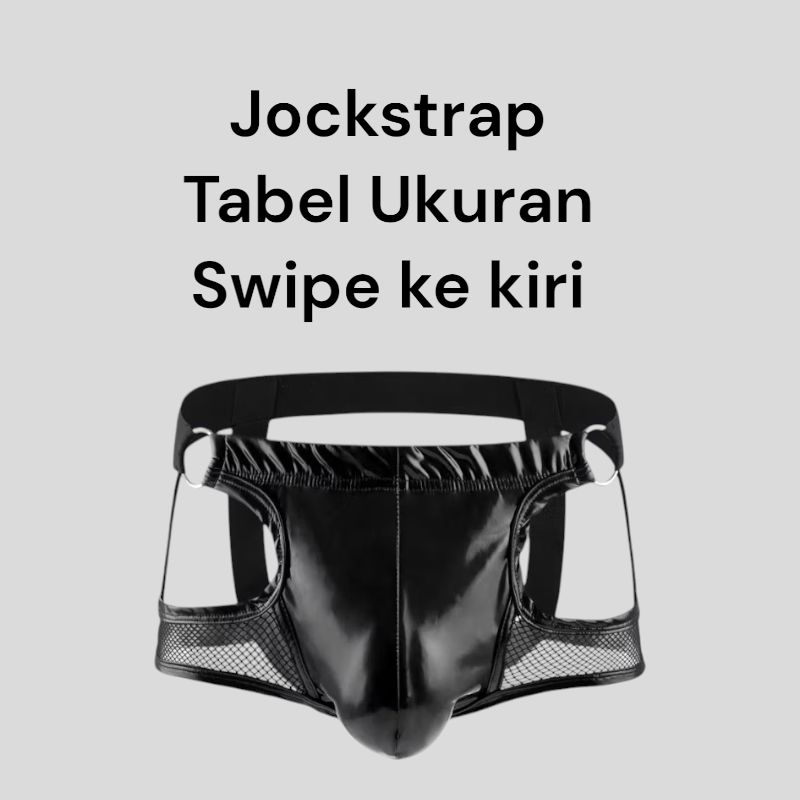 U 040 jockstrap man pria keren polyamide kulit