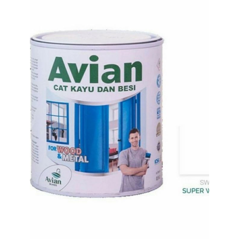 AVIAN CAT KAYU DAN BESI 1KG MEDIUM YELLOW 465