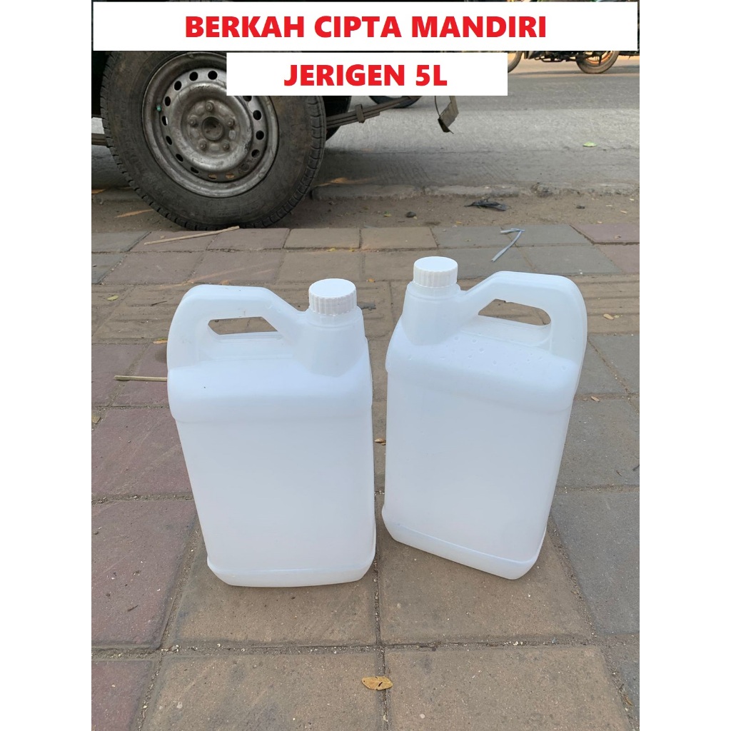 Jerigen 5kg / Derigen / Drigen Putih /jerigen - 5 Liter / 5 kg - Putih