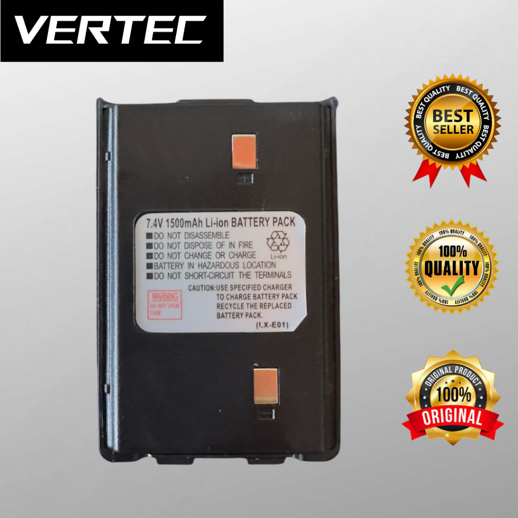 Baterai HT Weierwei VEV 338 Compatible Bearcom BC136 Toriphone TP-338 ICOM IC-V87 Firstcom FC05 FC25