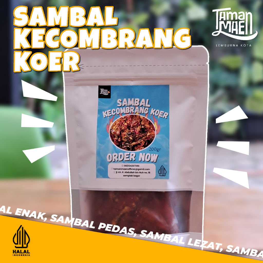 

Sambal Kecombrang Koer By Taman Maen - 200g