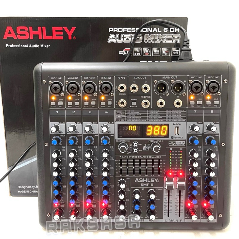 Mixer audio ashley smr 6 original Ashley SMR6