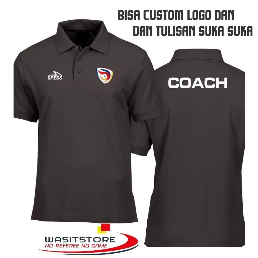 BAJU WASIT WANGKI CUSTOM COACH LIGA 3 INDONESIA (Logo:Liga3 - Spcs - Belakang: COACH)