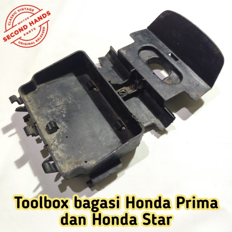 toolbpx bagasi atau tempat obeng honda prima dan honda star