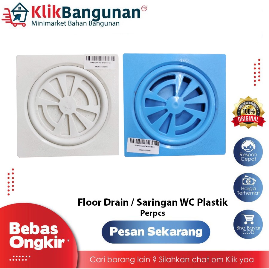 FLOOR DRAIN PLASTIK / SARINGAN WC / SARINGAN AIR KAMAR MANDI