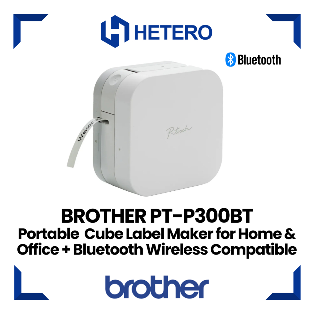 

BROTHER Printer Label Maker PT-P300BT with Bluetooth