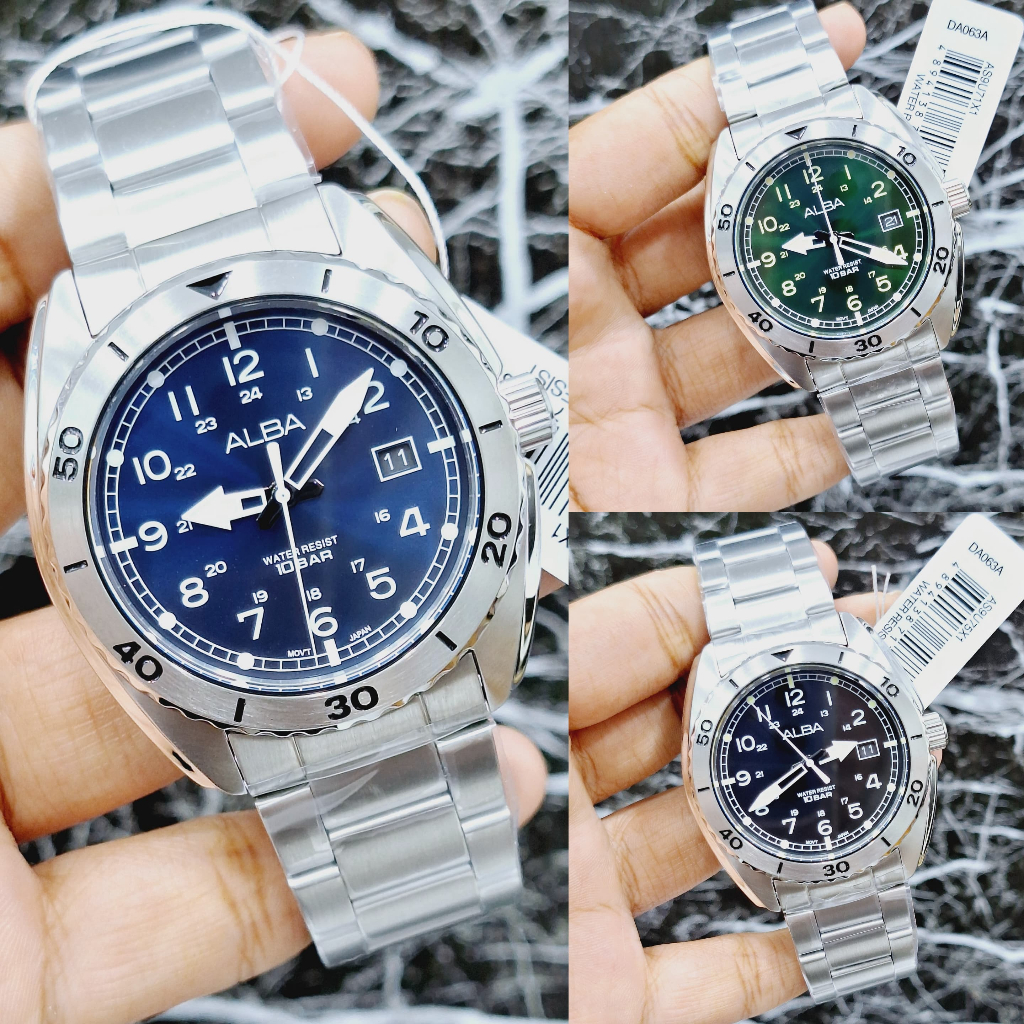 JAM TANGAN PRIA ALBA AS9U71X1 AS9U73X1 AS9U75X1 ORIGINAL GARANSI RESMI 1 TAHUN