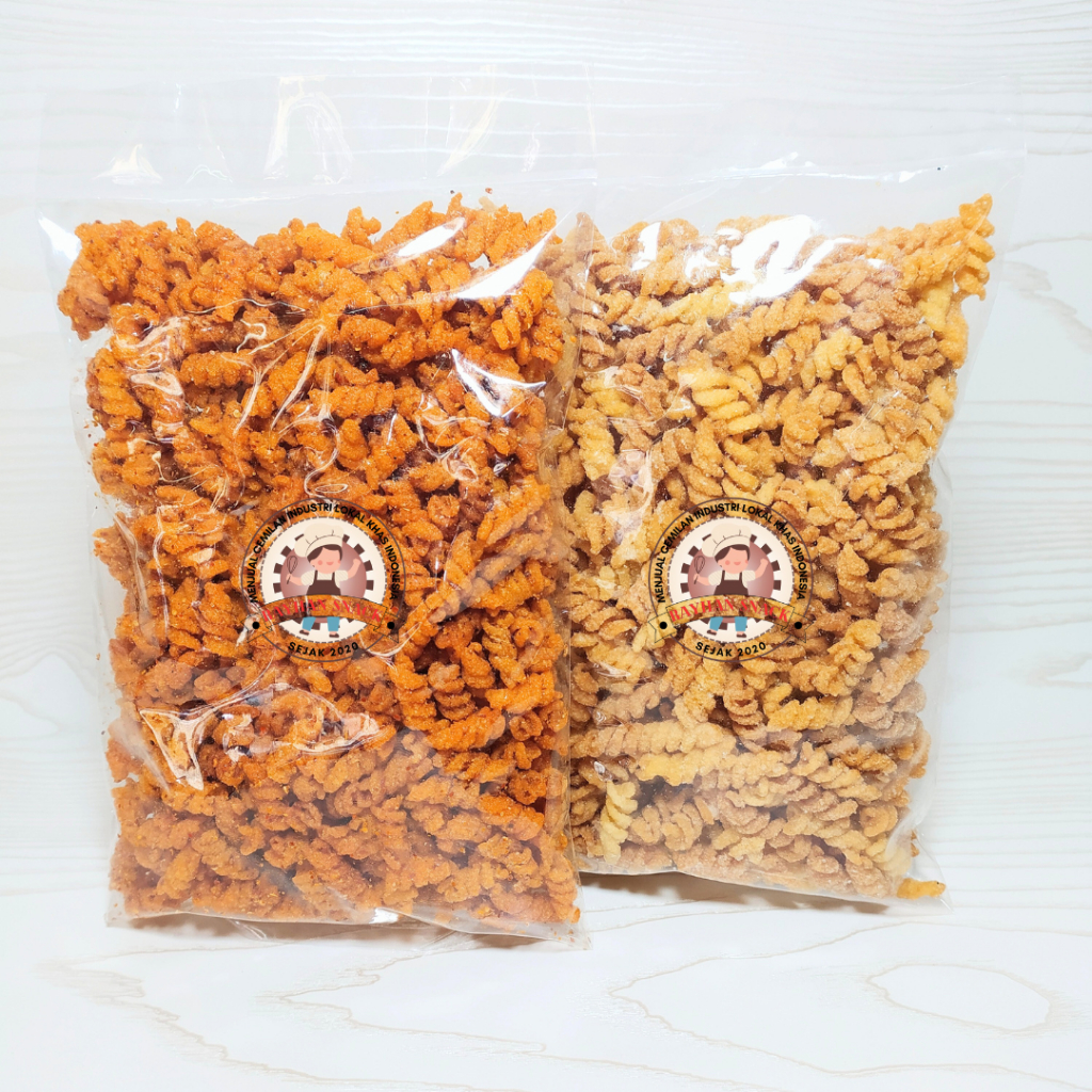 

Makaroni Spiral 250gr Macaroni Ulir Pedes Asin Murah