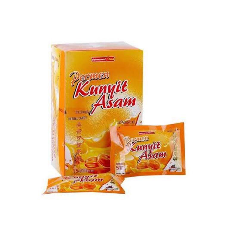

Permen KUNYIT ASAM Sidomuncul perSACHET exp 01-25