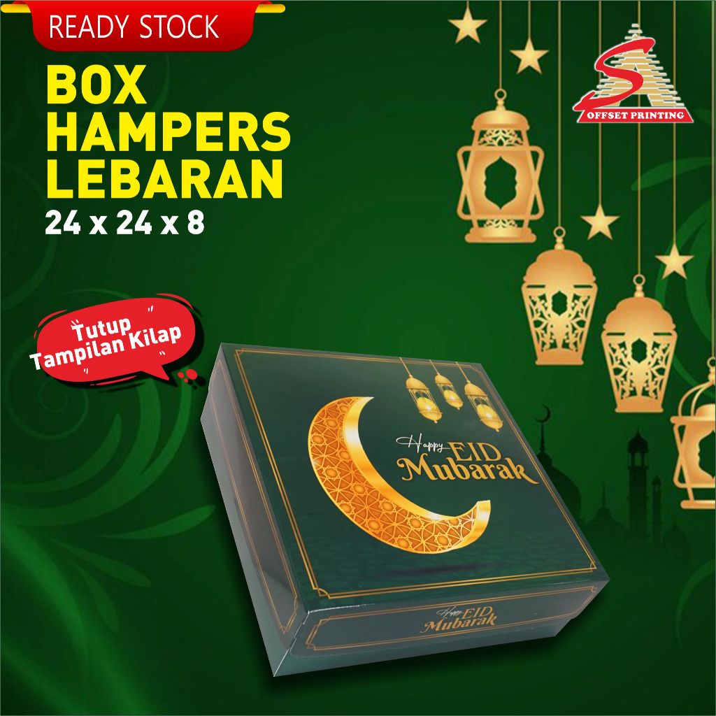 

24 x 24 x 8 Hampers Lebaran/Box Lebaran/Box Kue Kering/Dus Idul Fitri