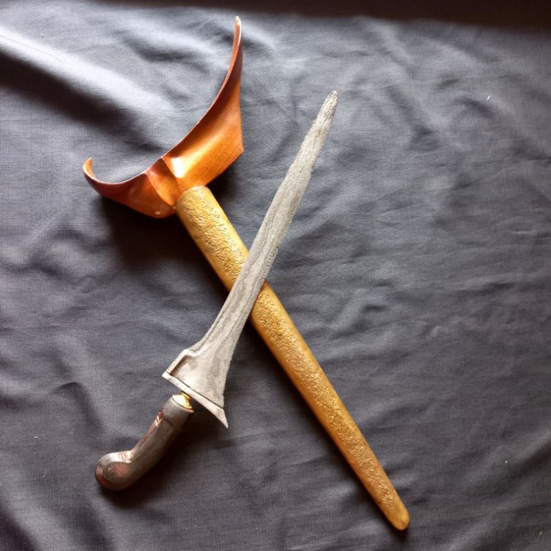 Keris Tilam Upih Pamor Janur Sinerbit Est. Tuban Mataram Sepuh