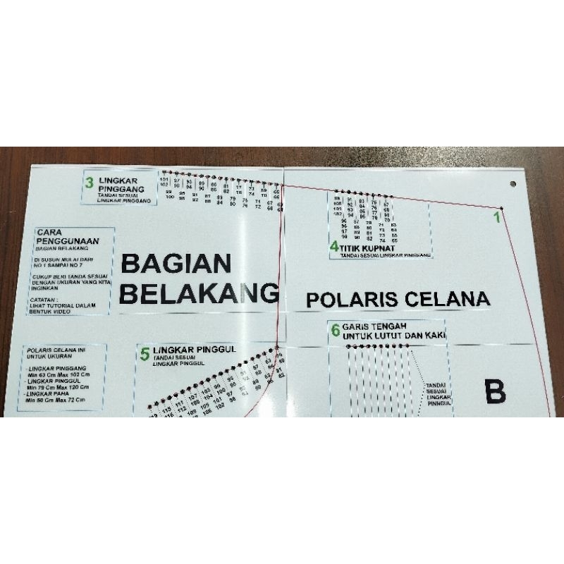 

Penggaris Pola Celana