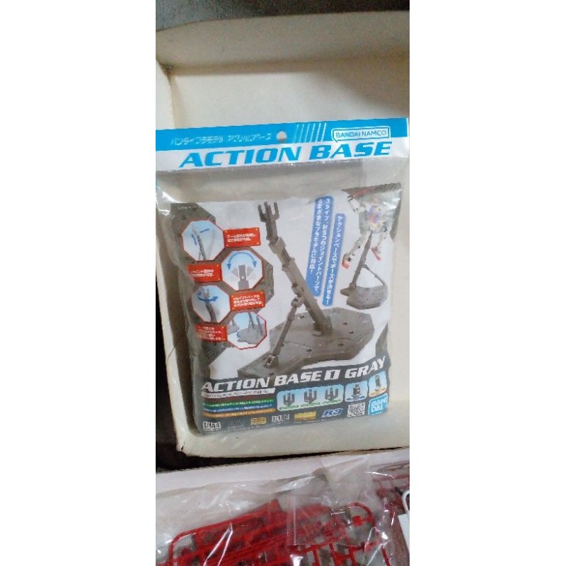 Stand Base Gundam HG RG MG Action Base 1 Grey bandai gundam