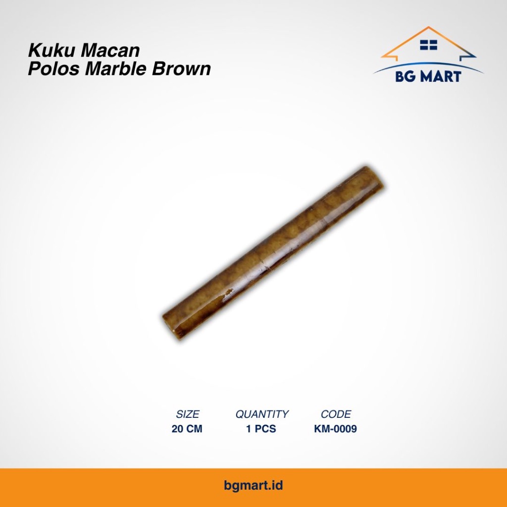 LIST KERAMIK KUKU MACAN MURAH POLOS MARBLE 20 CM BROWN BONBON KERAMIK BONBON LIST TANGGA LIST PINGGI