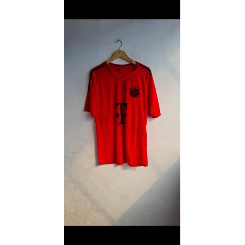 Jersey bola atasan club warna MERAH MAROON lokal quality