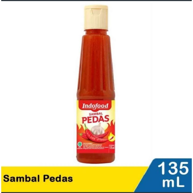 

FREE PACKING- Indofood Saos Sambal Pedas & Extra Pedas Ukuran 135ml/ Saos Sambal Indofood Botol 135ml