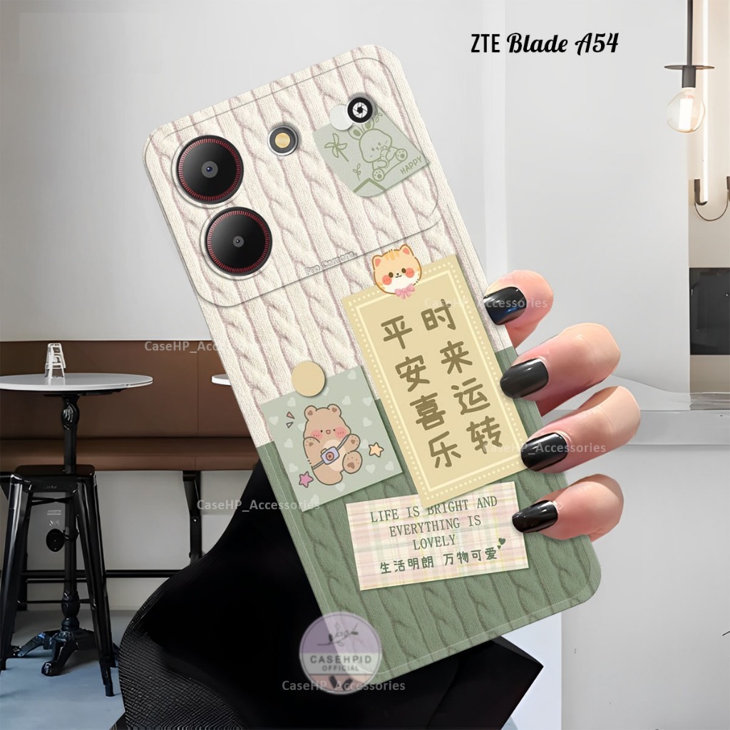 Softcase Hp ZTE Blade A54 Terbaru 2024 Case ZTE Blade A54 - Casing ZTE Blade - Kesing Pro Kamera - S