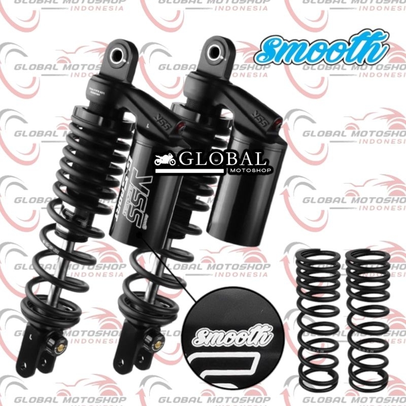 Shock YSS G Sport Smooth Black Edition Nmax New // Shock YSS GSport Yamaha Nmax New Nmax Turbo Nmax 
