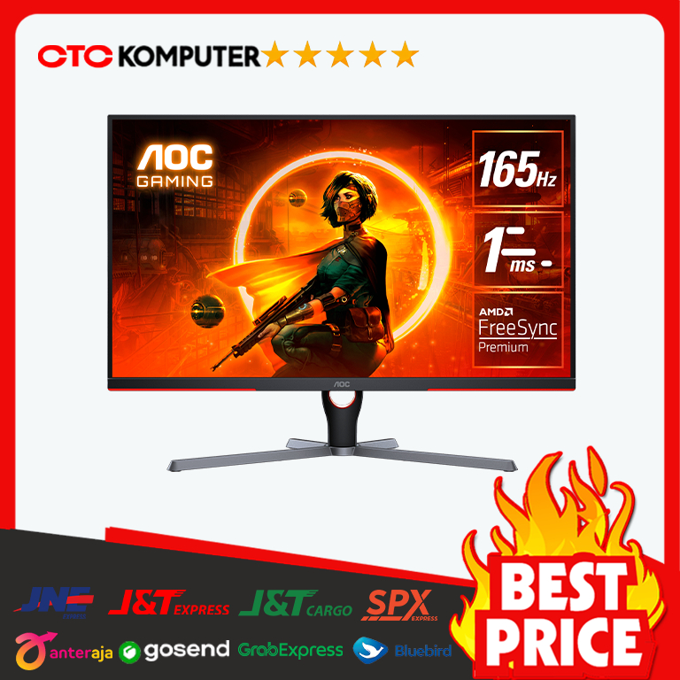 Monitor AOC LED Q32G3SE - 2K QHD 165Hz 32" Inch