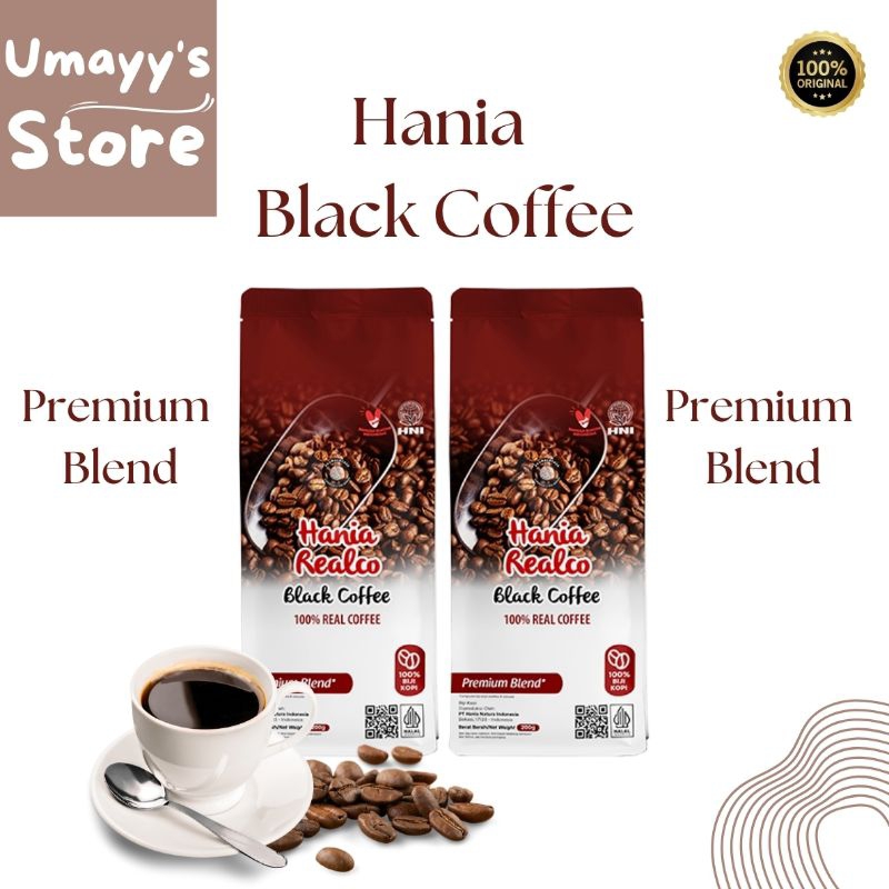 

Hania Black Coffe Premium Bland | Kopi Hitam HNI