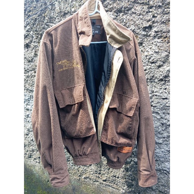 CLUB of 1986 Fujitora Corduroy Oversize Vintage Riding Jacket
