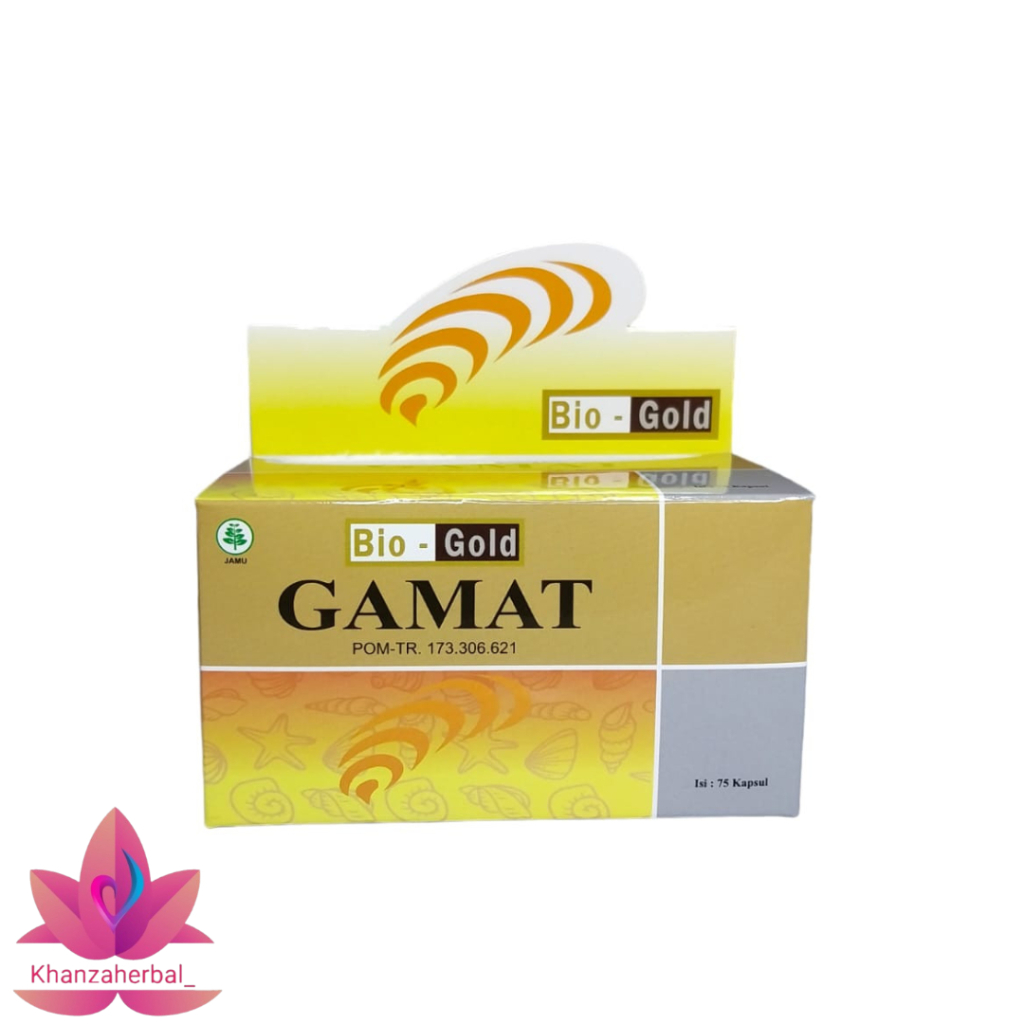 Bio-Gold GAMAT Isi 75 Kapsul ORIGINAL | Kapsul Gamat Emas