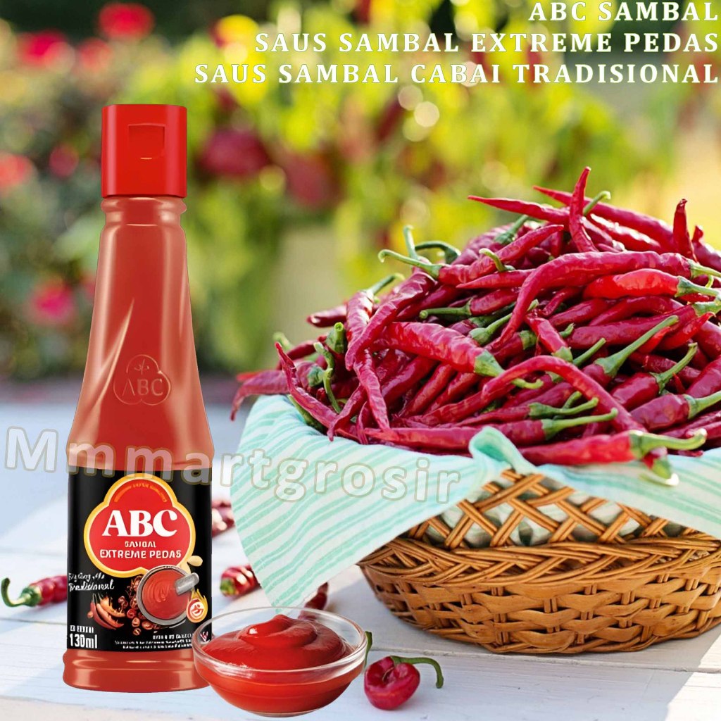 

ABC Sambal / Saus Sambal Extreme Pedas / Saus Sambal Cabai / 130ml