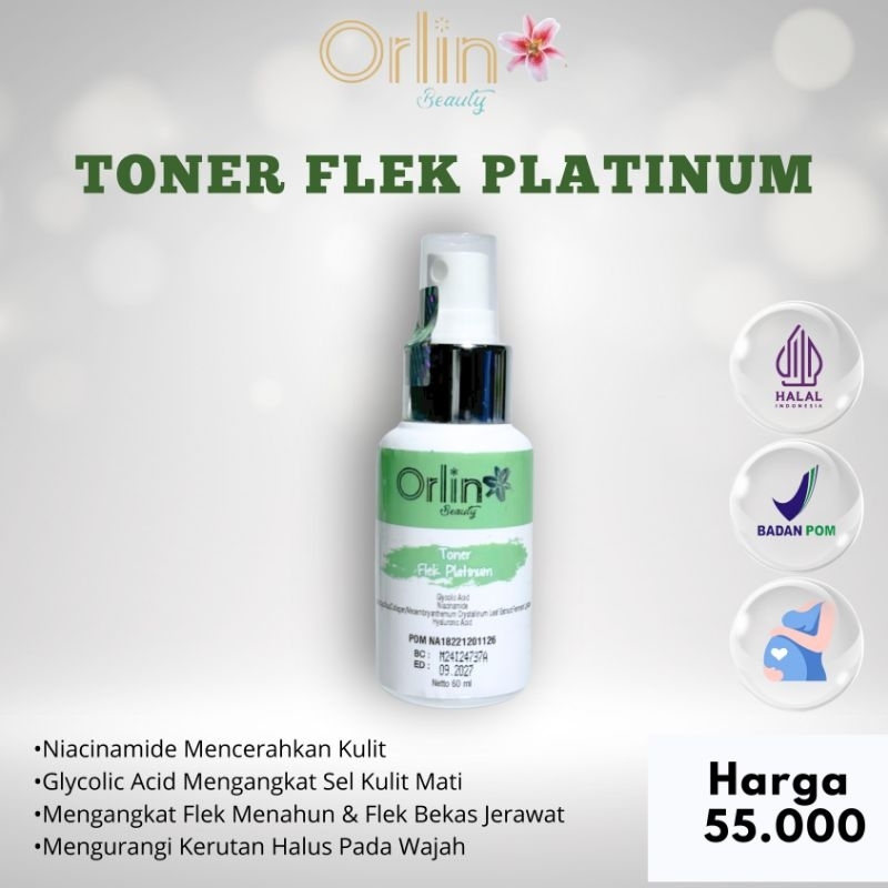 Toner By Orlin beauty BPOM/Halal/Aman/Bumil/Busui