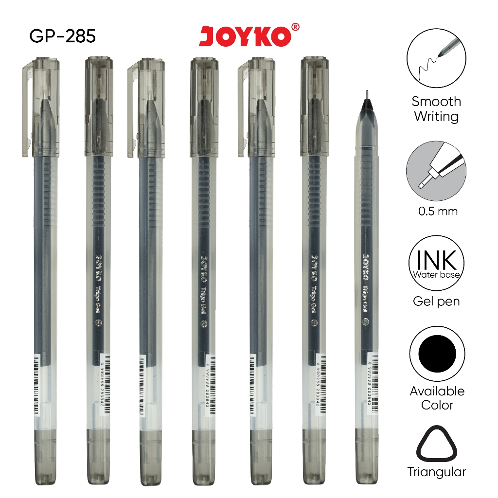 

Gel Pen Pulpen Pena Joyko GP-285 Trigo Gel 0.5 mm