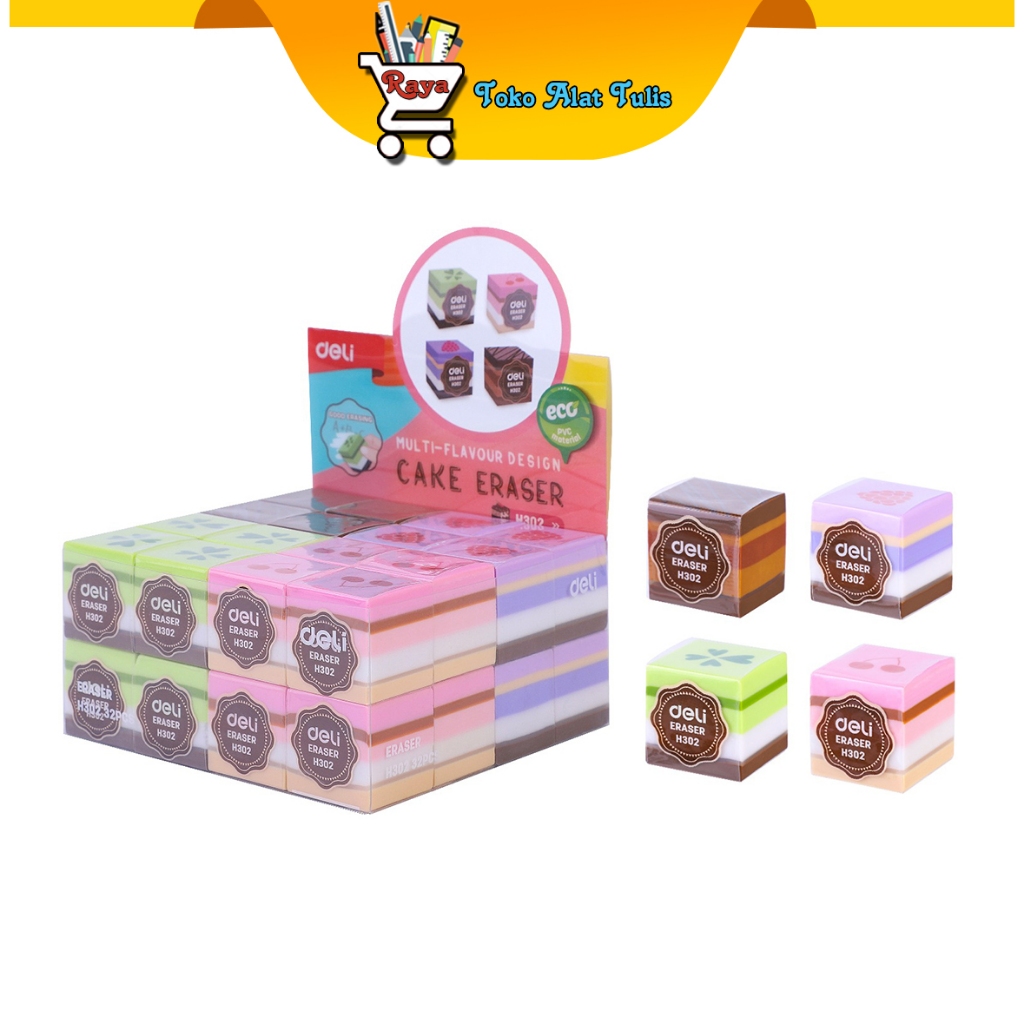 

Deli Penghapus kue eraser cake EH302 25*25*25mm