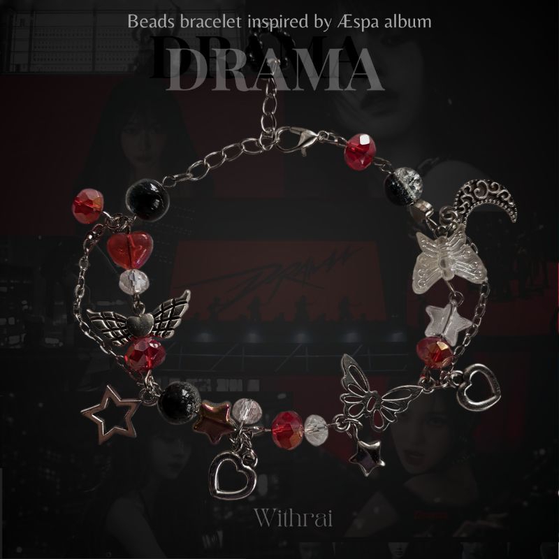 Gelang manik-manik // bracelet beads: ÆSPA Song inspired;  Drama//aespa drama bracelet