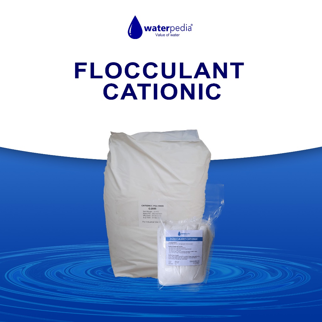 Flocculant cationic (cationic polymer) penjernih air