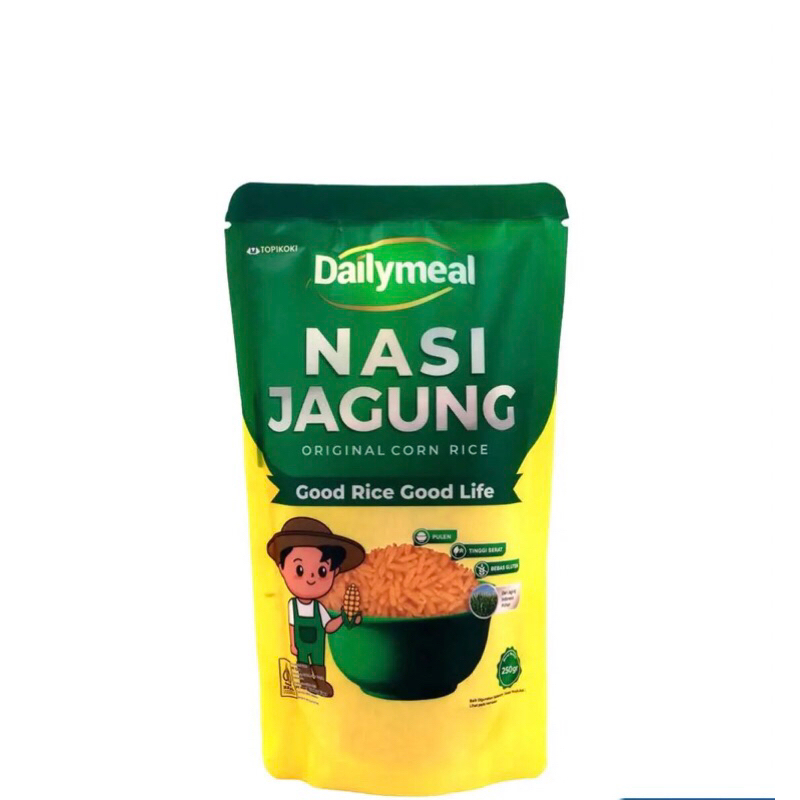 

Topi Koki Dailymeal daily Meal nasi jagung Singkong 250g