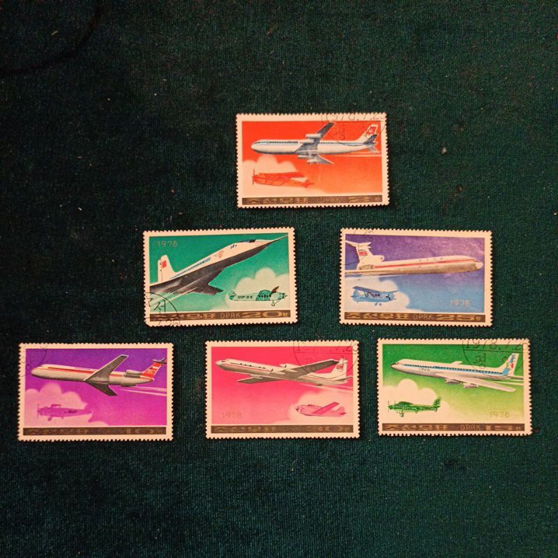 

Stamp Prangko, PLANE Aircraft Edition, Korea Aircraft, Seri Pesawat,