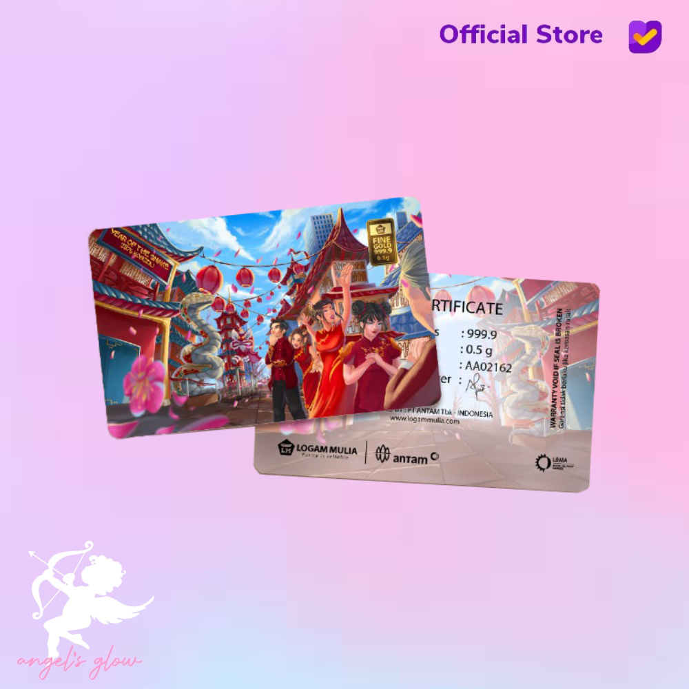 Logam Mulia Antam Press ( LM ) Edisi Imlek Ular 0,5GRAM