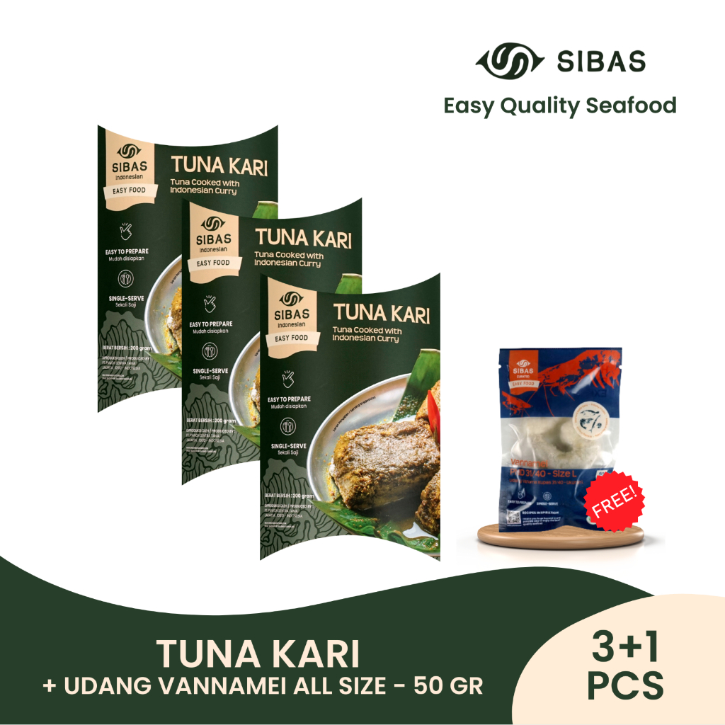 

Beli 3 TUNA KARI Gratis Udang Vannamei All Size - 50gr