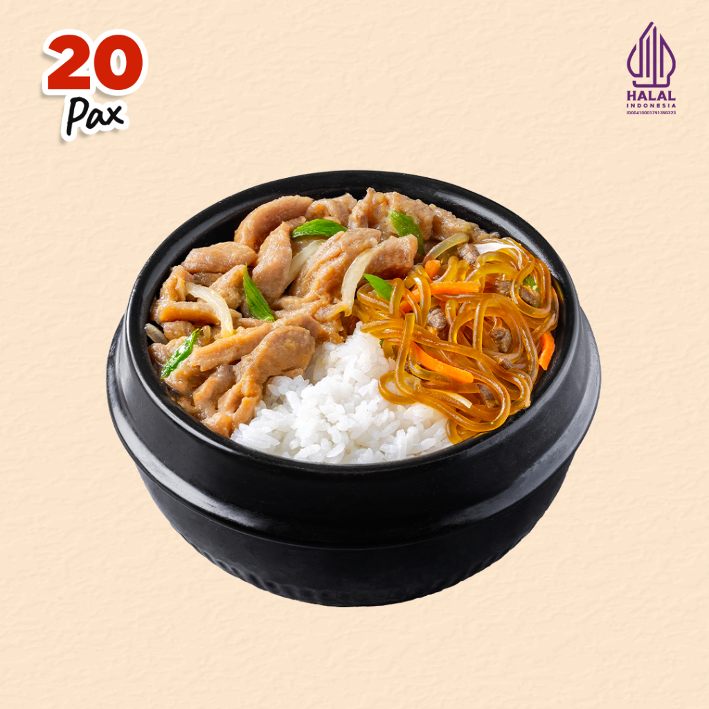 

Dosirak Chicken Bulgogi 20 porsi [BIG DELIVERY]