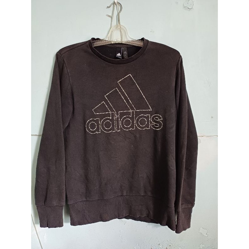 Adidas crewneck Big logo original preloved
