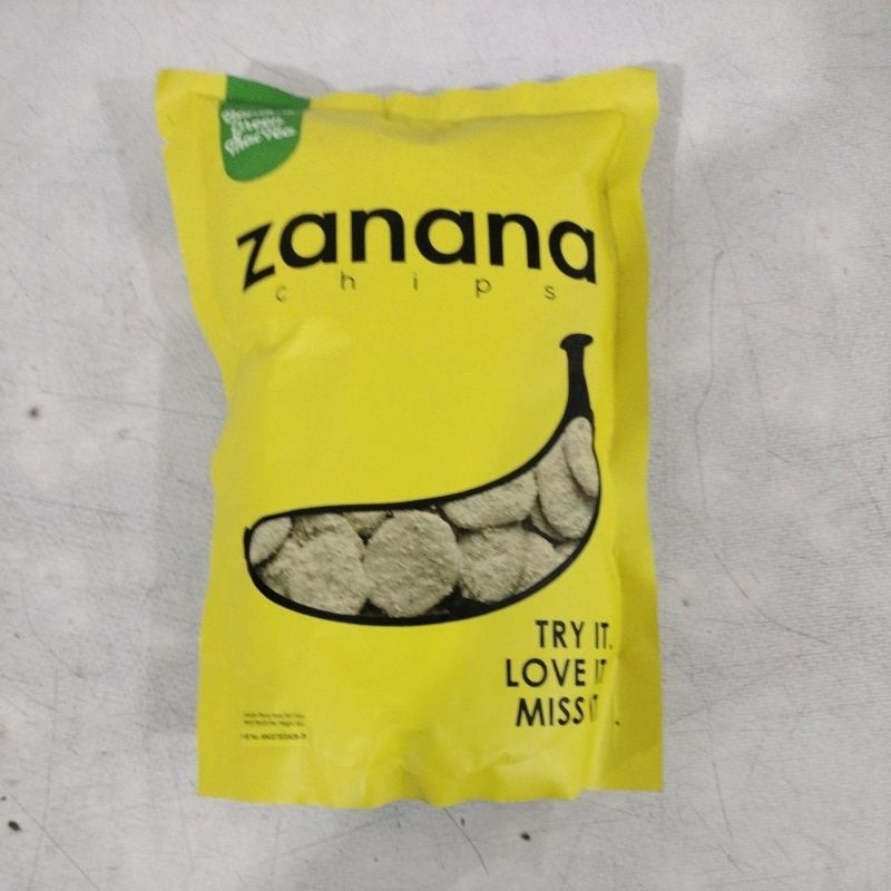 

ZANANA Chips dengan rasa green thaitea